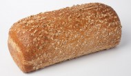 Volkoren vloer brood geplette tarwe 100% afbeelding